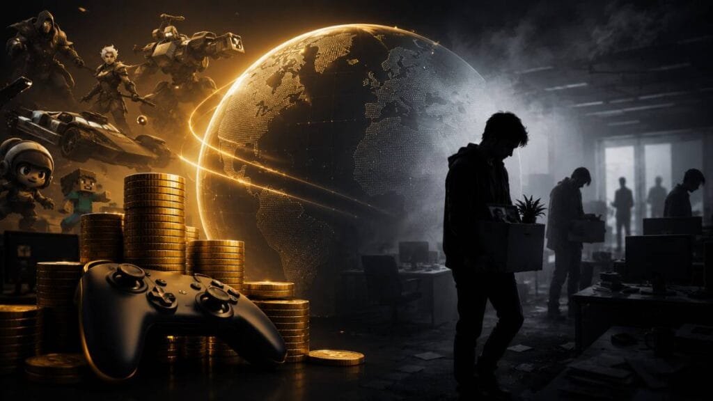 Mercado global de games supera US$ 200 bilhões enquanto indústria mantém ciclo de demissões